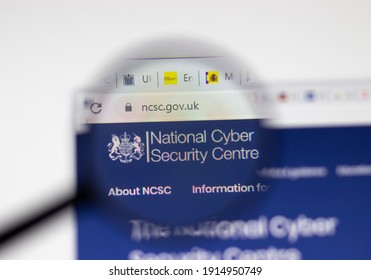 Los Angeles, USA - 1 February 2021: NCSC National Cyber Security Centre Website Page. Ncsc.gov.uk Logo On Display Screen, Illustrative Editorial