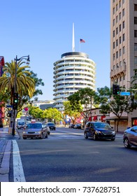 Capitol Records Tower Hollywood Los Angeles Stock Photo (Edit Now ...