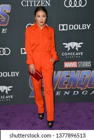LOS ANGELES, USA. April 22, 2019: Ally Maki at the world premiere of Marvel Studios' "Avengers: Endgame".Picture: Paul Smith/Featureflash