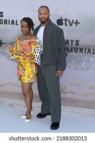 LOS ANGELES, USA. August 08, 2022: Cornelius Smith Jr. and wife Stephanie Lilly Smith at the premiere of "Five Days at Memorial" at the Directors Guild of America.
Picture: Paul Smith-Featureflash