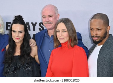 LOS ANGELES, USA. August 08, 2022: Robert Pine, Molly E. Hager, Vera Farmiga and Cornelius Smith Jr. at the premiere of "Five Days at Memorial".
Picture: Paul Smith-Featureflash