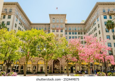 LOS ANGELES, USA - AUGUST 26: The Beverly Wilshire Hotel On August 26, 2012. The Beverly Wilshire Was One Of The Filming Locations For The Movie 