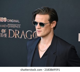 LOS ANGELES, USA. July 27, 2022: Matt Smith at the premiere for HBO's "House of the Dragon" at the Academy Museum of Motion Pictures.
Picture: Paul Smith-Featureflash