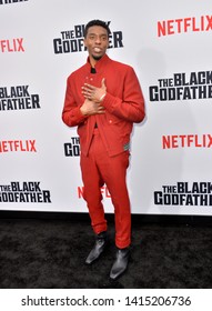 LOS ANGELES, USA. June 04, 2019: Chadwick Boseman at the premiere for "The Black Godfather" at Paramount Theatre.Picture: Paul Smith/Featureflash