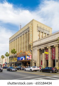 LOS ANGELES, USA - MAY 2015 El Capitan Theatre In Hollywood