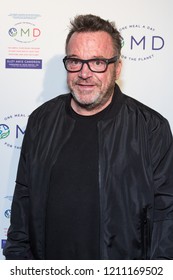 LOS ANGELES, USA - OCTOBER 18, 2018: Actor Tom Arnold Attends The Book Launch Party Celebrating Suzy Amis Cameron's Book Hosted By James Cameron In Crossroads Restaurant.