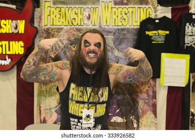 Los Angeles - USA - October 31, 2015: Freakshow Fighter During Comikaze Expo At The Los Angeles Convention Center.