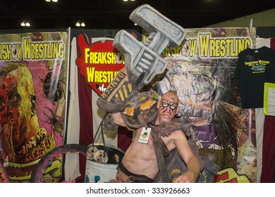 Los Angeles - USA - October 31, 2015: Freakshow Fighter During Comikaze Expo At The Los Angeles Convention Center.