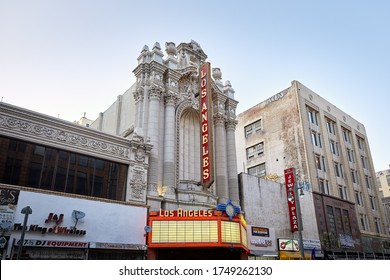 Los Angeles, USA - Sep 09, 2017; Los Angeles theatre in Los Angeles downtown, the most lavish and last built of Broadway’s great movie palaces. Opened in 1931.