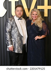 LOS ANGELES, USA. September 12, 2022: Paul Walter Hauser  Amy Hauser At The AppleTV+ Primetime Emmy Party In Hollywood.
Picture: Paul Smith-Featureflash