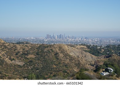 Los Angeles View From Hollywood Hills