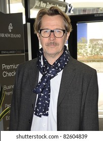 LOS ANGELES-MAY 14: Actor Gary Oldman At LAX Airport. May 14 In Los Angeles, California 2010