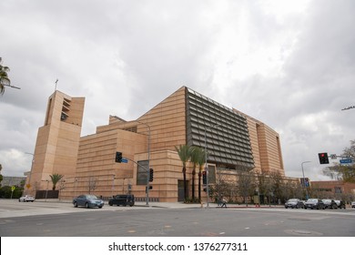 LOS ANGELS - MARCH 15, 2019: Cathedral Of Our Lady Of The Angels