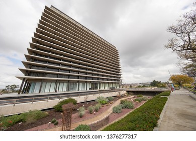 LOS ANGELS - MARCH 15, 2019: Image Of The John Ferraro Building LA