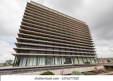 LOS ANGELS - MARCH 15, 2019: Image Of The John Ferraro Building LA