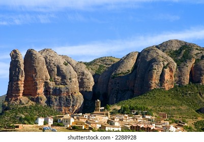 Los Mallos De Aguero, Huesca, Aragon, Spain