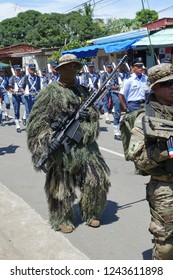 LOS SANTOS-PANAMA-NOV 10, 2018: The National Aeronaval Service Of Panama, Also Called SENAN Is A Branch Of The Public Forces Of The Republic Of Panama.