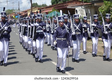 LOS SANTOS-PANAMA-NOV 10, 2018: The Panamanian Public Forces Are The National Security Forces Of Panama, Central America.