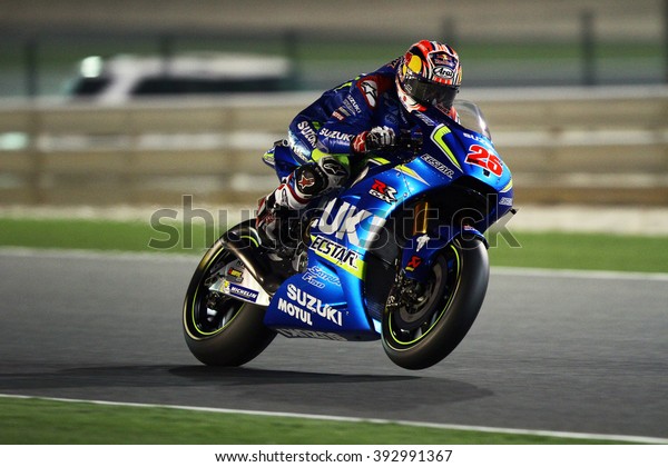 Losail Qatar March 18 Spanish Suzuki Stock Photo Edit Now 392991367