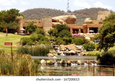 LOST CITY GOLF COURSE CLUBHOUSE  - NOVEMBER 17: Gary Player Charity Invitational Golf Tournament  November 17, 2013, Sun City, South Africa. 