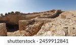 The lost city of Ubar, an ancient city in Oman, excavations.