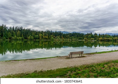 Lost Lagoon Lake In Stanley Park 