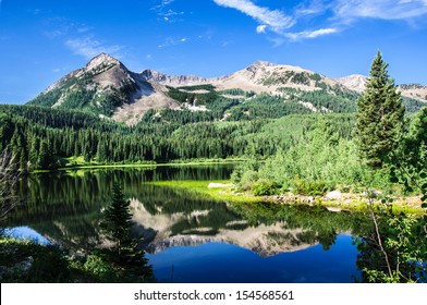 Lost Lake Slough And East Beckwith Mountain In Colorado Near Kebler Pass