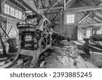 Lost places old carpentry workshop in Sweden
