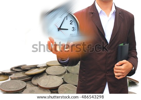 Lost time to do business,businessconcept