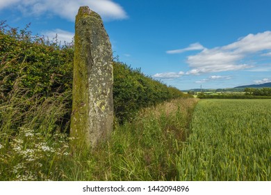 The Loth Stone At Traprain Law, East Lothian, Scotland.