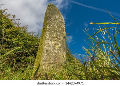 The Loth Stone At Traprain Law, East Lothian, Scotland.