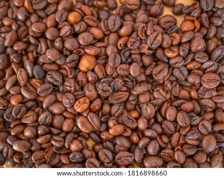 A lots of coffie beans.