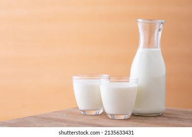 Lots of milk on the table  - Shutterstock ID 2135633431