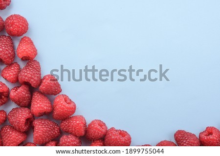 Similar – Frische Himbeeren in einem kleinen Metalleimer