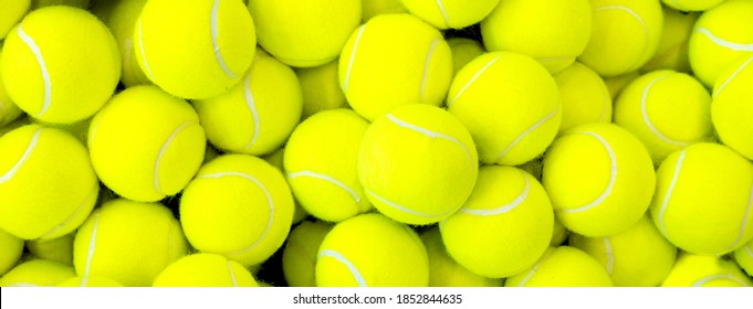 Lots of vibrant tennis balls, pattern of new tennis balls for background  - Powered by Shutterstock
