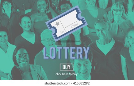 Lottery Chance Gambling Lucky Risk Game Concept - Powered by Shutterstock