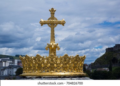 Loudes Famous French Town Pilgrimages Cathedral Stock Photo 704826700 ...