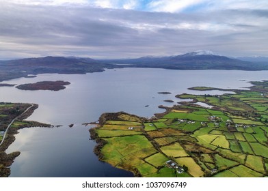 Lough Conn Mayou Ballina Ireland From Above