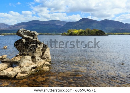 Lough Leane in Killarney National Park in County Kerry, Ireland