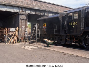 Loughborough, UK 05 17 2022 Old Vintage Steam Engine