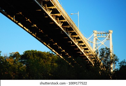 The Loughran Bridge, Spans Rondout Creek In Kingston, NY