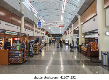 Louis Armstrong New Orleans International Airport - NEW ORLEANS, LOUISIANA - APRIL 18, 2016 