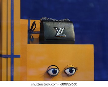 Louis Vuitton Bag. Ukraine, Kiev - July 2, 2017