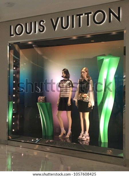 Louis Vuitton Boutique Store Window Display Stock Photo (Edit Now) 1057608425