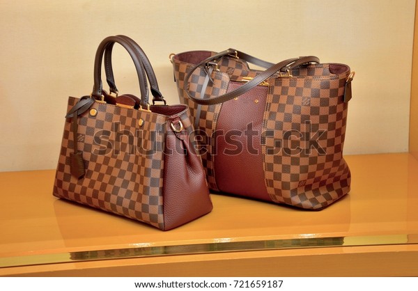 Louis Vuitton Designer Handbags Luxury French Stock Photo (Edit Now) 721659187