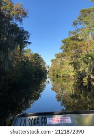 Louisiana Bayou Swamp Canal Water Reflection Landscape 