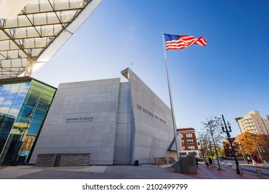 Louisiana, DEC 24 2021 - Sunny View Of The National WWII Museum