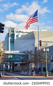 Louisiana, DEC 24 2021 - Sunny View Of The National WWII Museum