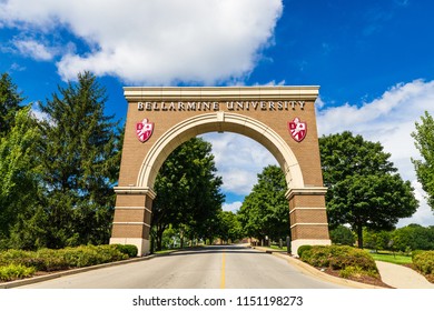 LOUISVILLE, KY, USA - JULY 22, 2018: Bellarmine University Is An Independent, Private Catholic University That Was Established In 1950.