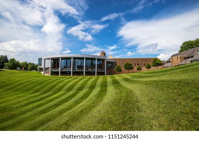 LOUISVILLE, KY, USA - JULY 22, 2018: Bellarmine University Is An Independent, Private Catholic University That Was Established In 1950.